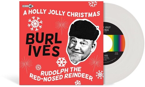 Burl Ives HOLLY JOLLY CHRISTMAS Holiday Music NEW LIMITED WHITE COLORED VINYL 7"