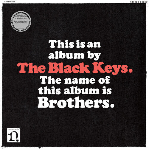 Black Keys BROTHERS 10th Anniversary NEW SEALED BLACK VINYL RECORD 2 LP