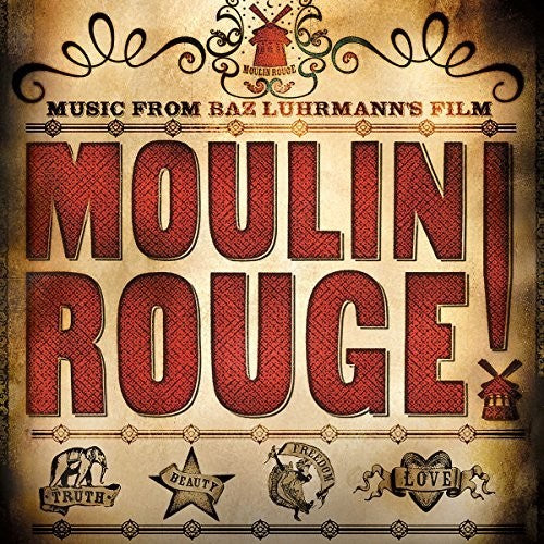 Moulin Rouge (Music From The Movie) SOUNDTRACK Baz Luhrman NEW BLACK VINYL 2 LP