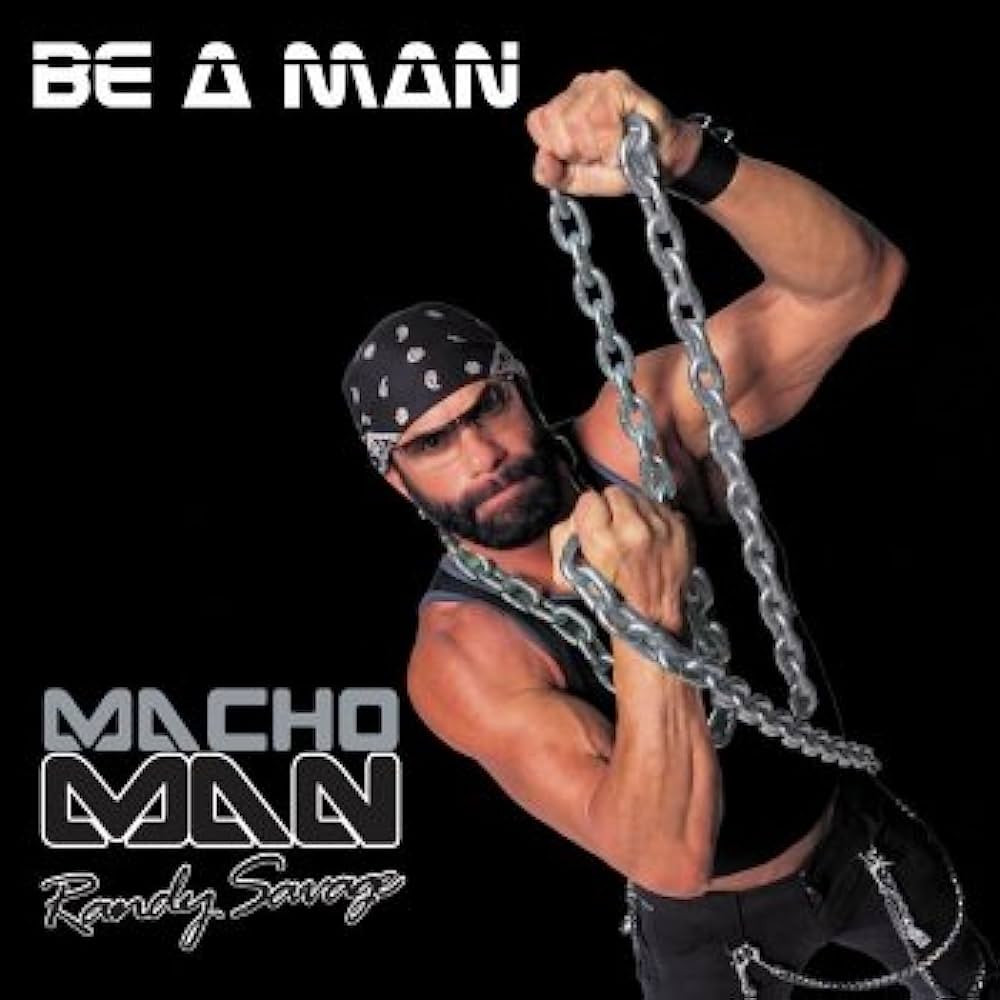 Macho Man Randy Savage BE A MAN New Limited Purple Colored Vinyl Record LP