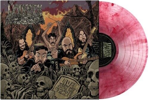 Undeath LIVE... FROM THE GRAVE Limited Edition NEW BLOODSHOT RED COLORED VINYL LP