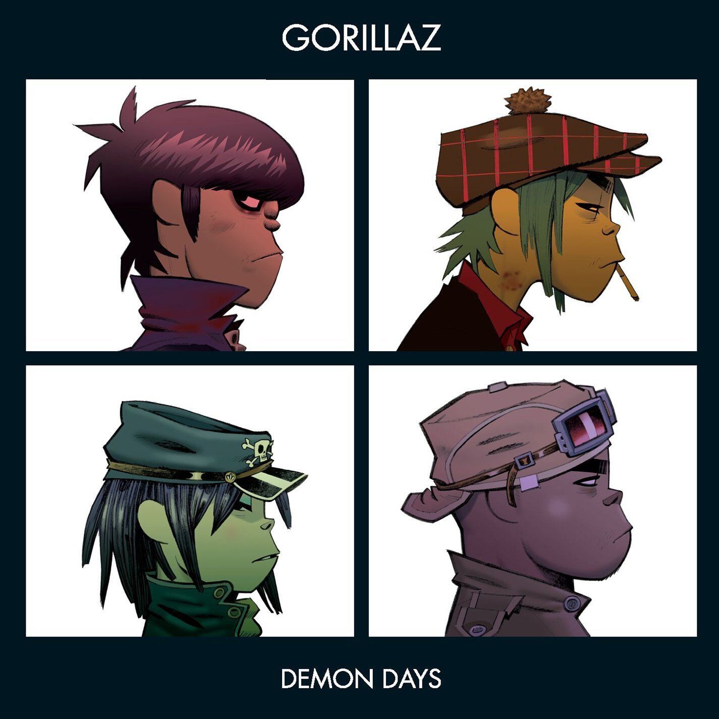 Gorillaz DEMON DAYS Gatefold NEW SEALED BLACK VINYL 2 LP