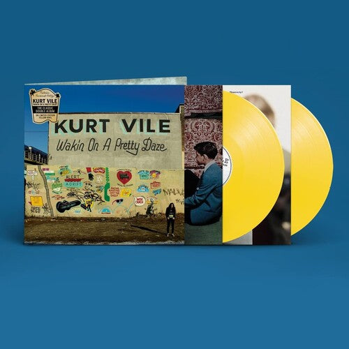 Kurt Vile WAKIN ON A PRETTY DAZE New Sealed Limited Yellow Colored Vinyl 2 LP