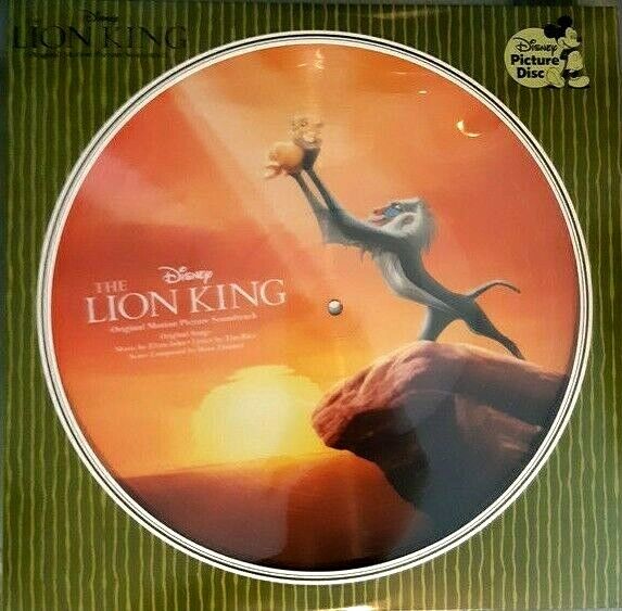 The Lion King MOVIE SOUNDTRACK (D001992901) Disney NEW VINYL PICTURE DISC LP