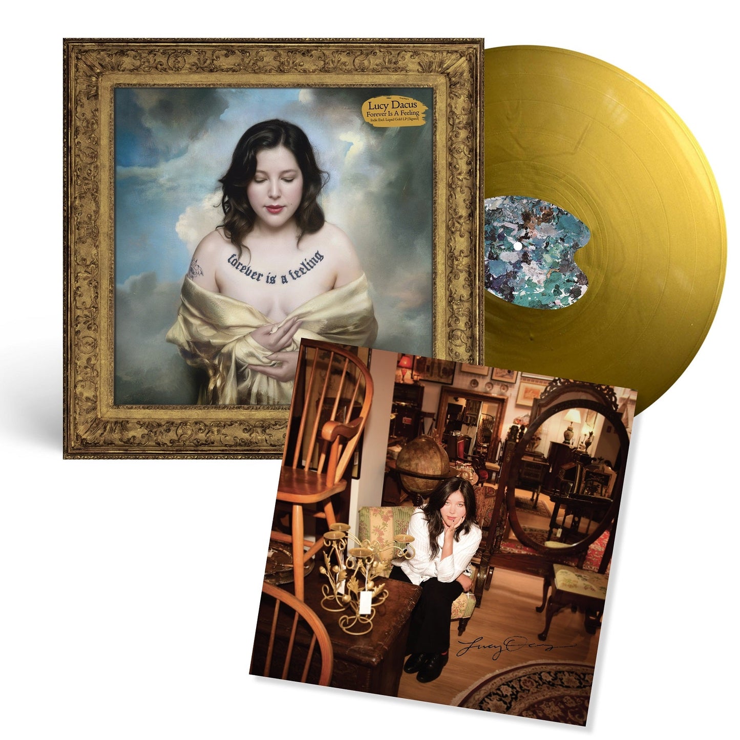 Lucy Dacus FOREVER IS A FEELING Limited Liquid Gold Vinyl WITH SIGNED INSERT New Sealed LP