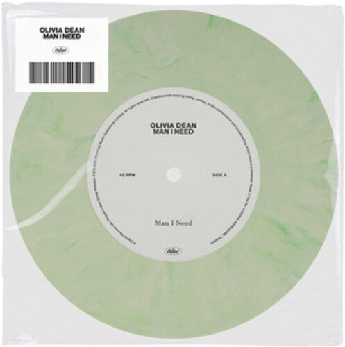 Olivia Dean MAN I NEED New Limited Edition Green Marbled Colored Vinyl 7"