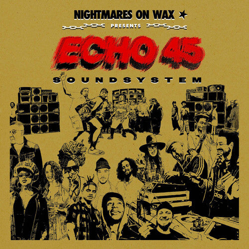 Nightmares On Wax ECHO45 SOUND SYSTEM New Limited Gold Colored Vinyl 2 LP