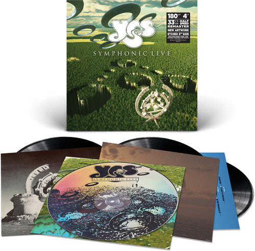 Yes SYMPHONIC LIVE 180g HALF-SPEED REMASTER New Sealed Limited Vinyl 4 LP