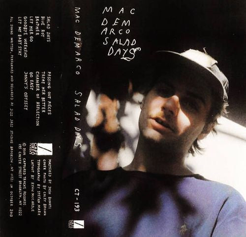 Mac DeMarco SALAD DAYS New Sealed Black Cassette Tape