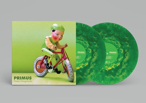 Primus GREEN NAUGAHYDE Deluxe 10th Anniversary Edition GREEN COLORED VINYL LP