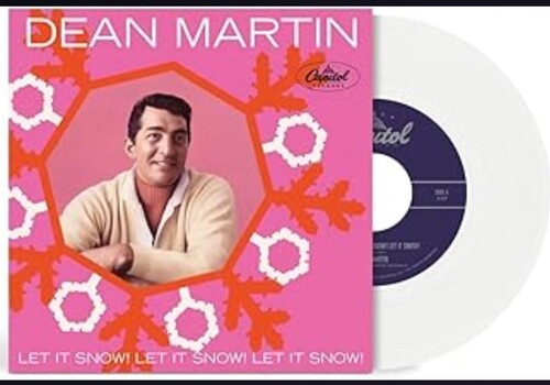 Dean Martin LET IT SNOW / RUDOLPH THE RED-NOSED REINDEER New White Vinyl 7"