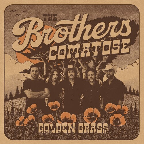 Brothers Comatose GOLDEN GRASS New Splattered Orange/Blue Colored Vinyl LP