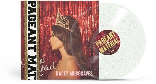 Kacey Musgraves PAGEANT MATERIAL (CLEAR/GOLD) New Limited Colored Vinyl LP