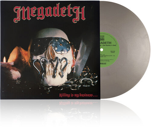 Megadeth KILLING IS MY BUSINESS & BUSINESS IS GOOD! New Silver Colored Vinyl LP