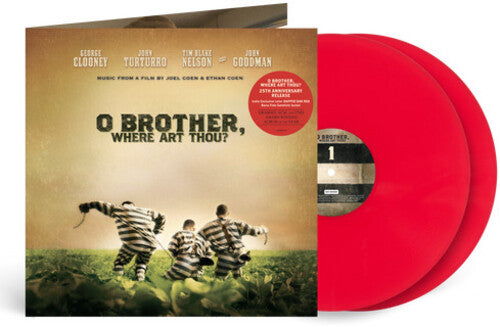 O Brother, Where Art Thou? MOVIE SOUNDTRACK New Limited Red Colored Vinyl 2 LP