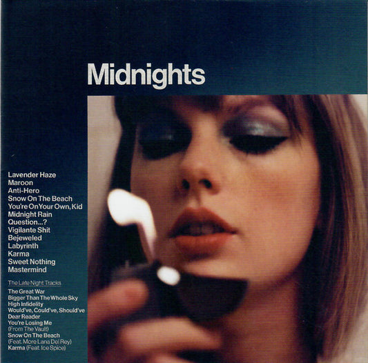 Taylor Swift MIDNIGHTS (LATE NIGHT EDITION) Eight Bonus Tracks + Poster NEW SEALED CD