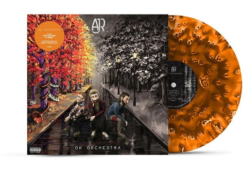 AJR Ok Orchestra LIMITED EDITION New Ghostly Orange Splatter Colored Vinyl LP