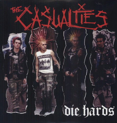 The Casualities DIE HARDS New Limited Blood Red/Black Smoke Colored Vinyl LP