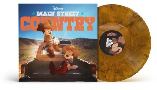 Disney: Main Street Country VARIOUS New Limited Amber Smoke Colored Vinyl LP
