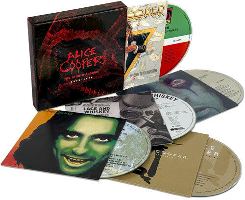 Alice Cooper STUDIO ALBUMS 1975-1978 Includes 4 Album + Bonus Disc NEW 5 CD BOX