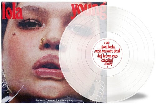 Lola Young THIS WASN'T MEANT FOR YOU ANYWAY New Clear Vinyl Record LP