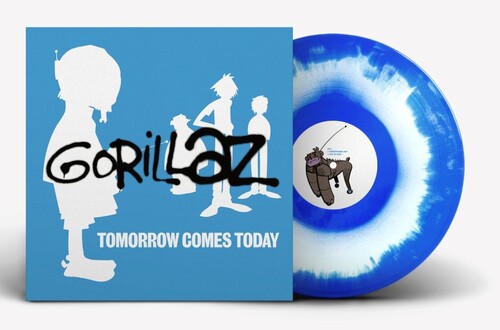 Gorillaz TOMORROW COMES TODAY New Sealed Limited White/Blue Colored Vinyl EP