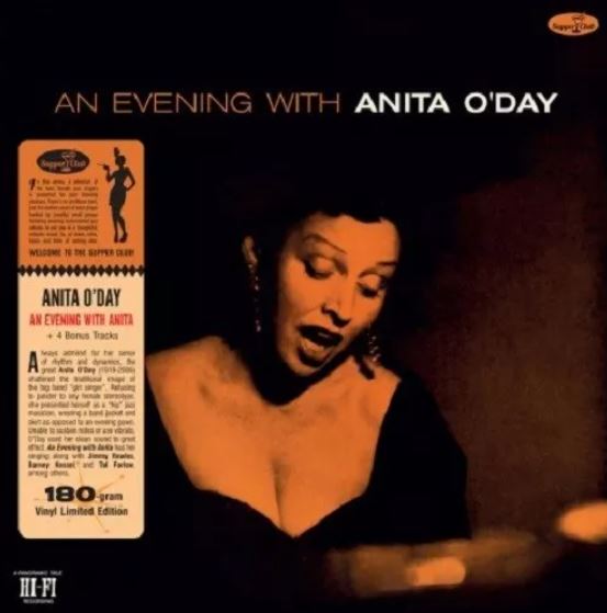 Anita O'Day AN EVENING WITH ANITA O'DAY 180g LIMITED NUMBERED New Black Vinyl LP