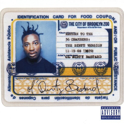 Ol Dirty Bastard RETURN TO THE 36 CHAMBERS Dirty Version +2 BONUS SONGS New CD