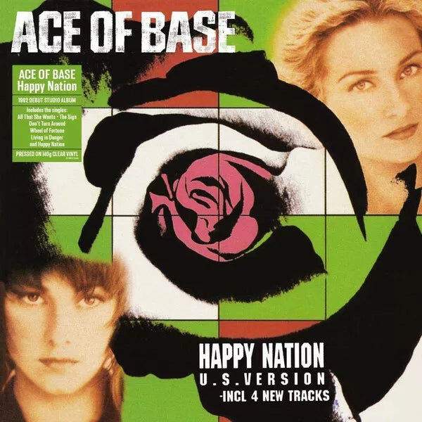 Ace Of Base Happy Nation 140g CLEAR VINYL LP