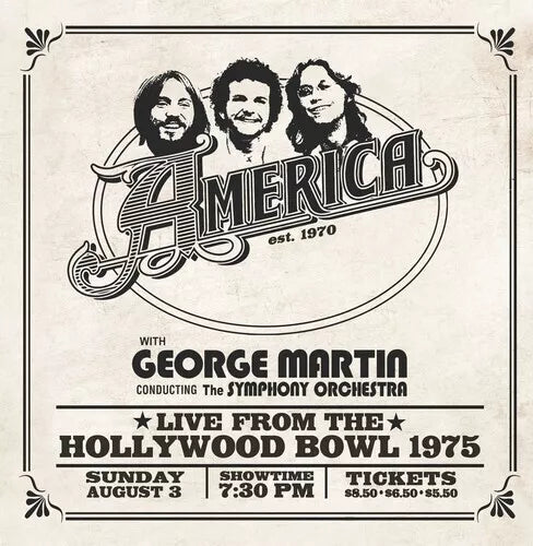 America Live From The Hollywood Bowl 1975 NATURAL 2LP