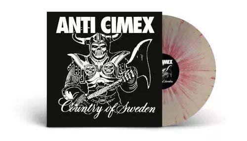 Anti Cimex ABSOLUT COUNTRY OF SWEDEN New White/Red Splatter Colored Vinyl LP