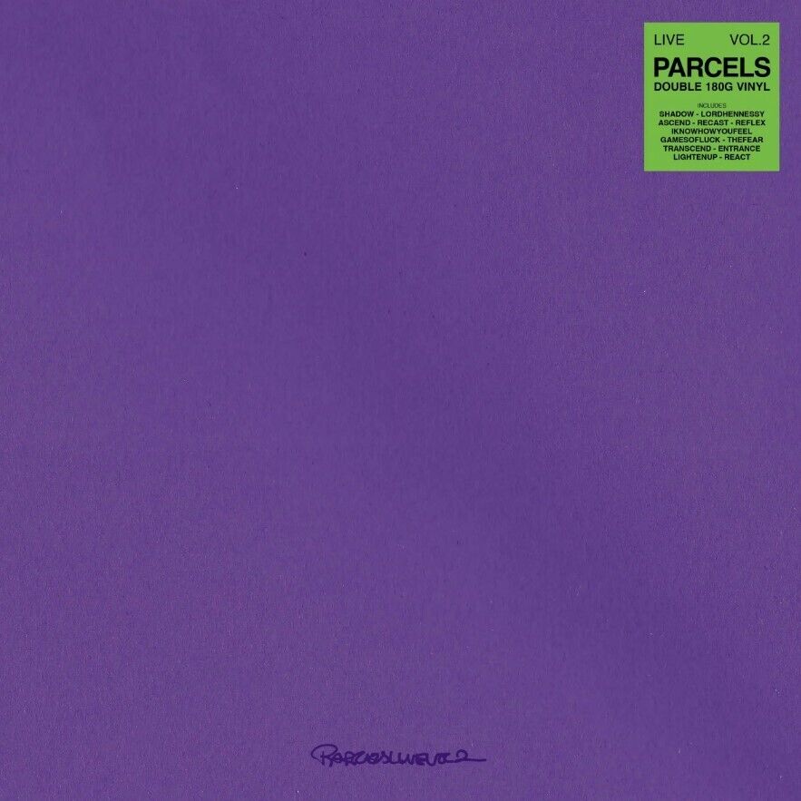 Parcels LIVE VOL. 2 New Sealed Black Vinyl Record 2 LP