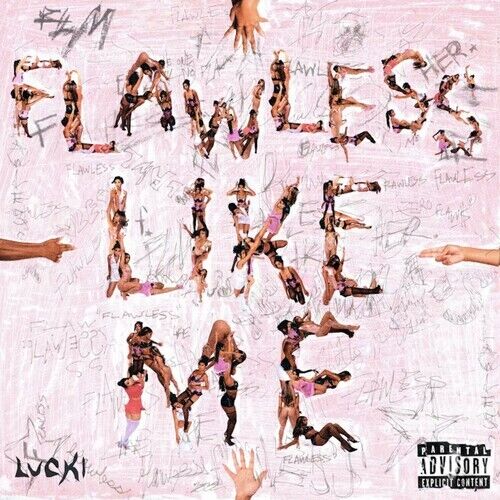Lucki Flawless Like Me PINK/WHITE GALAXY 2LP