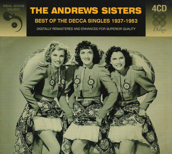 Andrews Sisters BEST OF THE DECCA SINGLES 1937-1953 New Sealed 4 CD