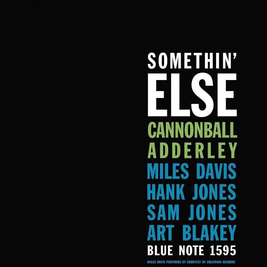 Cannonball Adderley SOMETHIN' ELSE 180g New Sealed AUDIOPHILE VINYL LP