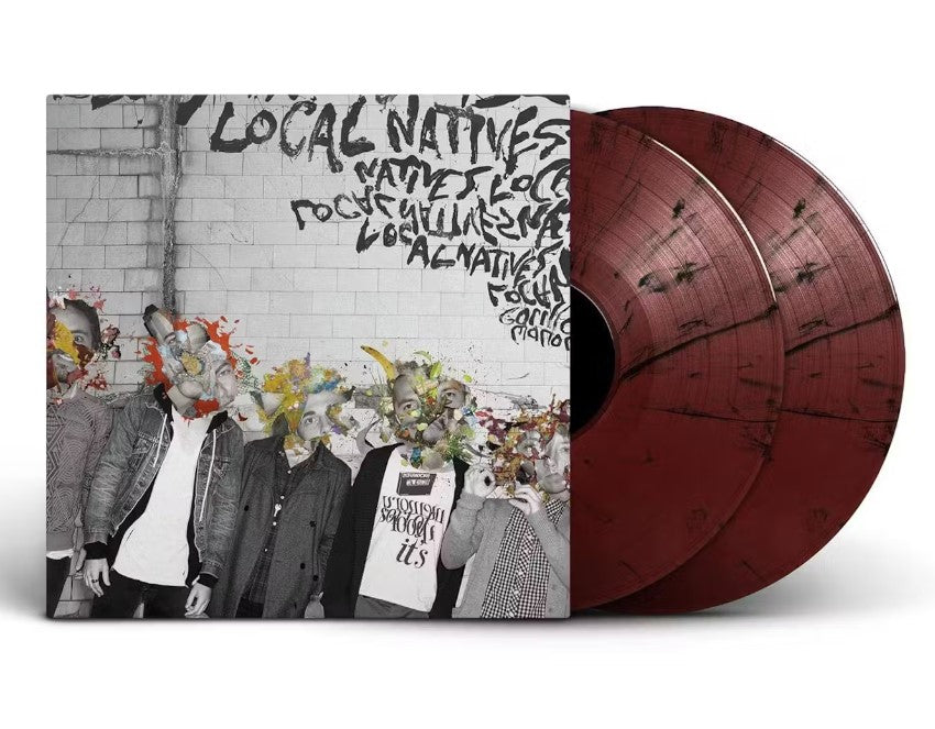 Local Natives GORILLA MANOR New Limited Maroon Colored Vinyl Record 2 LP