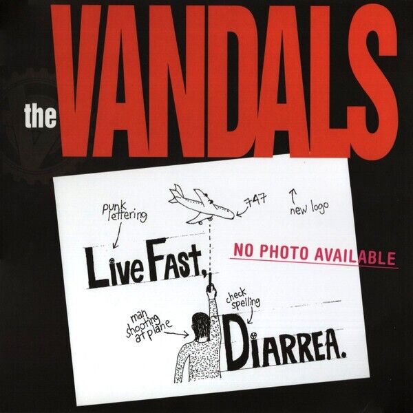 Vandals Live Fast Diarrhea GREEN VINYL LP
