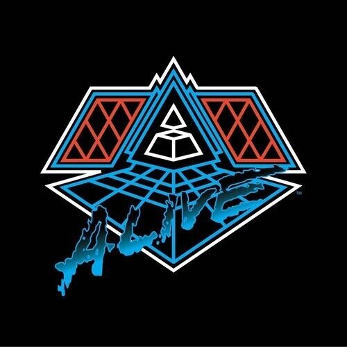Daft Punk ALIVE 2007 New Sealed Black Vinyl Record 2 LP