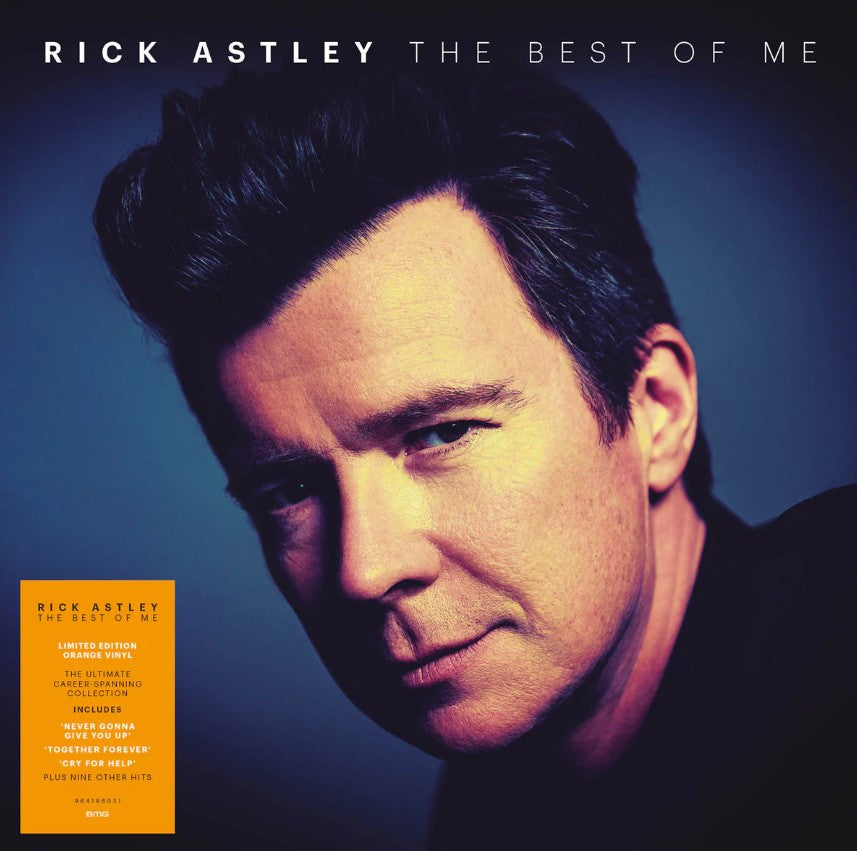 Rick Astley THE BEST OF ME Limited Indie Exclusive NEW ORANGE COLORED VINYL LP