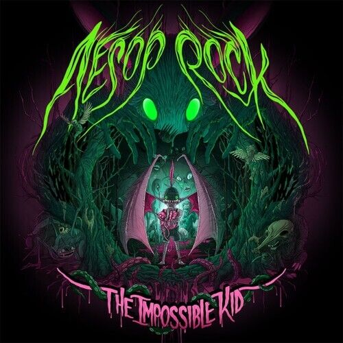 Aesop Rock IMPOSSIBLE KID Limited RHYMESAYERS New Pink/Green Colored Vinyl 2 LP