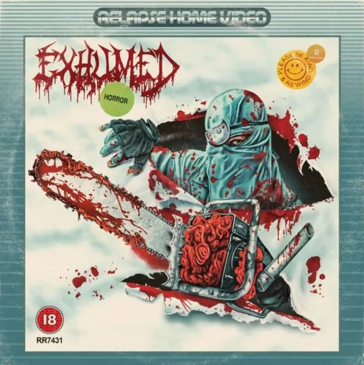 Exhumed HORROR Limited Edition RELAPSE New Blue Splatter Colored Vinyl LP