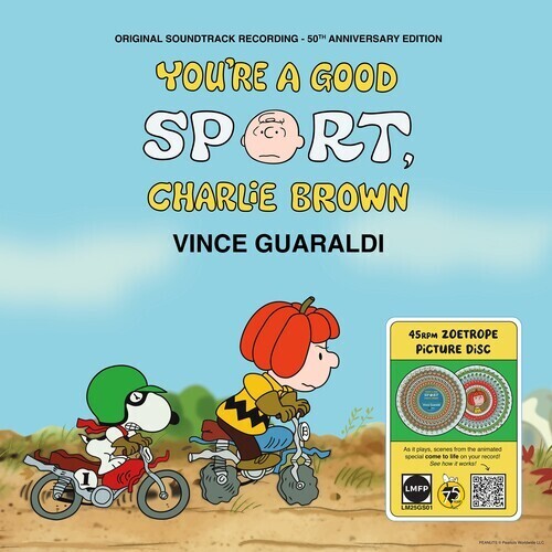 Vince Guaraldi YOU'RE A GOOD SPORT, CHARLIE BROWN Vinyl Zoetrope Picture Disc LP