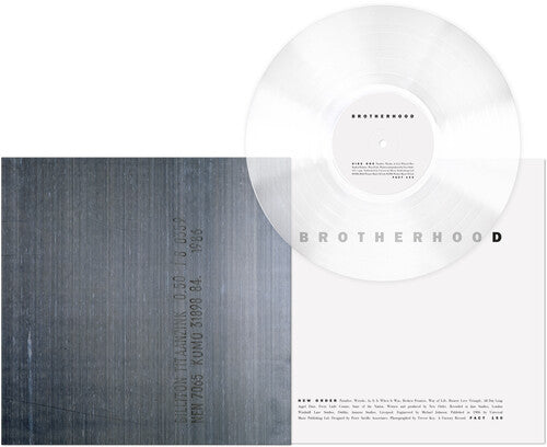 New Order BROTHERHOOD (1200214273019) New Sealed Limited Clear Vinyl Record LP