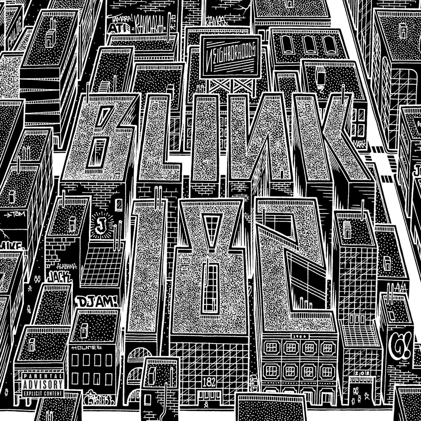 Blink 182 NEIGHBORHOODS 180g TRI-FOLD GATEFOLD New Sealed Black Vinyl 2 LP