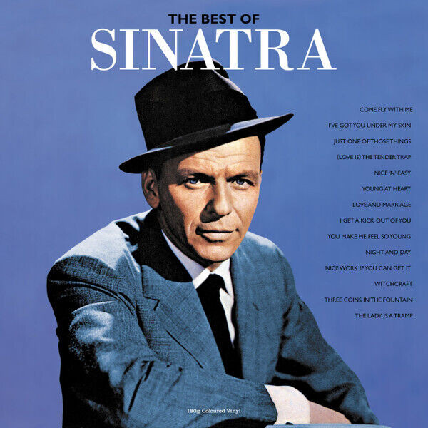 Frank Sinatra BEST OF 14 Essential Songs NEW SEALED BLUE COLORED VINYL RECORD LP
