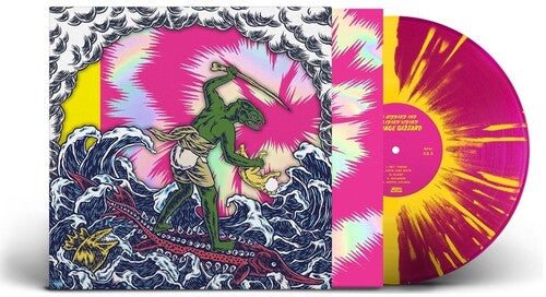King Gizzard TEENAGE GIZZARD (880882451516) Pink/Yellow Split Colored Vinyl LP