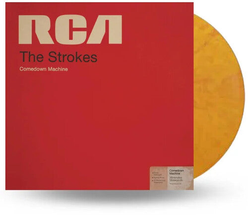 The Strokes COMEDOWN MACHINE (196588016516) New Yellow Marble Colored Vinyl LP
