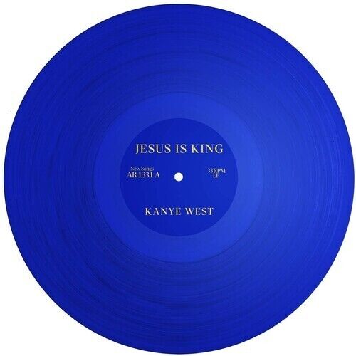 Kanye West JESUS IS KING New Blue Colored Vinyl Record LP