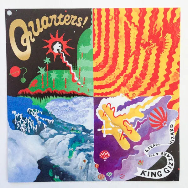 King Gizzard &Lizard Wizard QUARTERS! (2022 REISSUE) New Recycled Black Vinyl LP