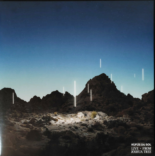 Rufus Du Sol LIVE FROM JOSHUA TREE (93624870616) New Blue Colored Vinyl LP